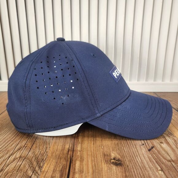 Peloton Hat Cap Snapback Blue Vented Athletic Sports Cycling Tennis Golf Cooling - Picture 4 of 10